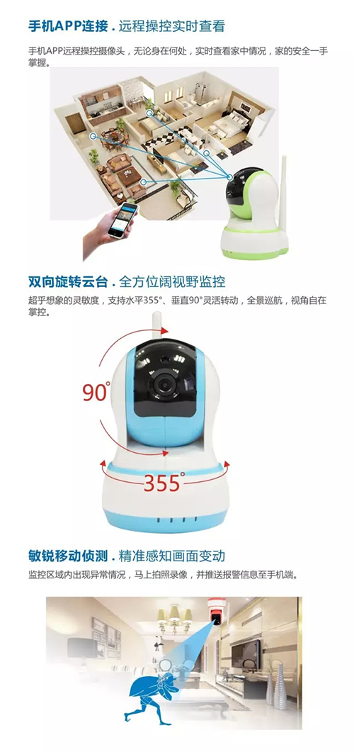 德犬智能攝像頭，手掌這么大，也能容下一個(gè)家