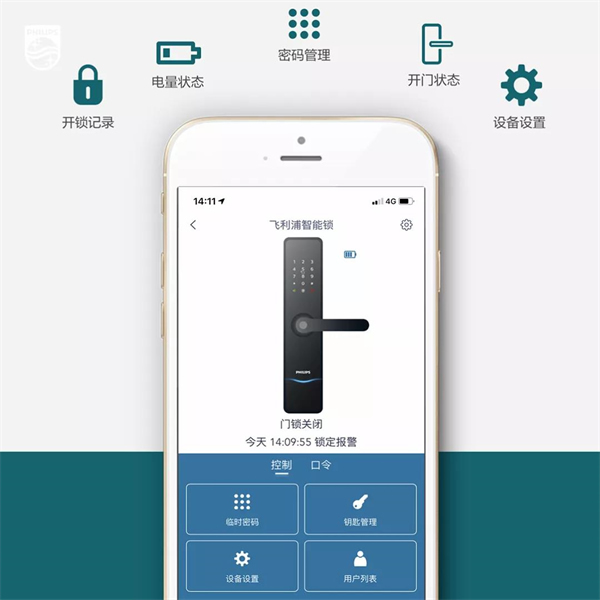飛利浦智能鎖這5大報警功能，你了解多少？