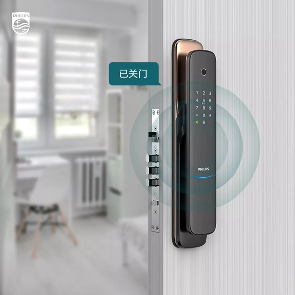飛利浦智能鎖自動解鎖，一握即開