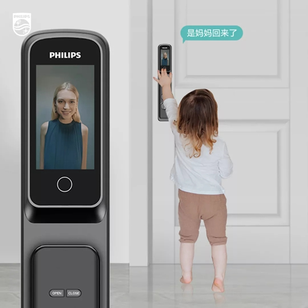 飛利浦智能鎖DDL708-VP雙重可視，為你全景護家