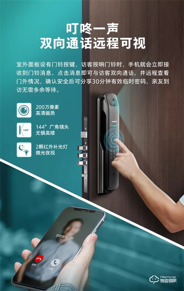 新品首發(fā) | 飛利浦DDL709視頻鎖，定義全自動(dòng)可視生活