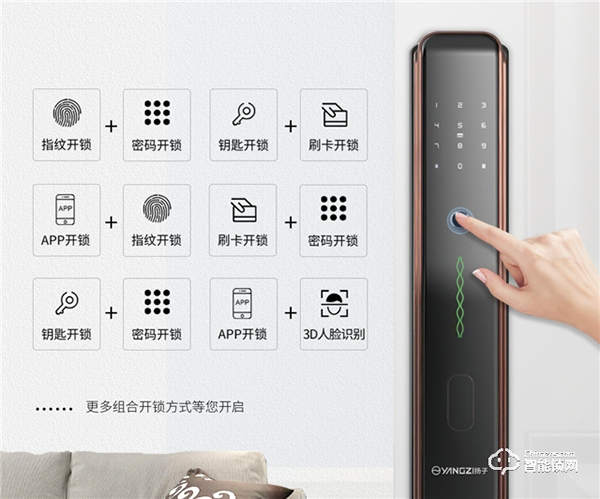 揚子智能鎖給你不一樣的智能體驗！