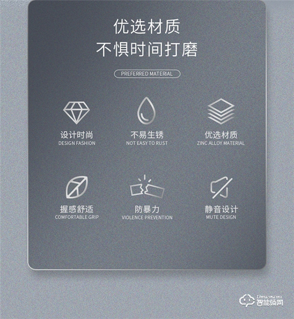 匯泰龍B1-Y 室內(nèi)靜音隱形門鎖