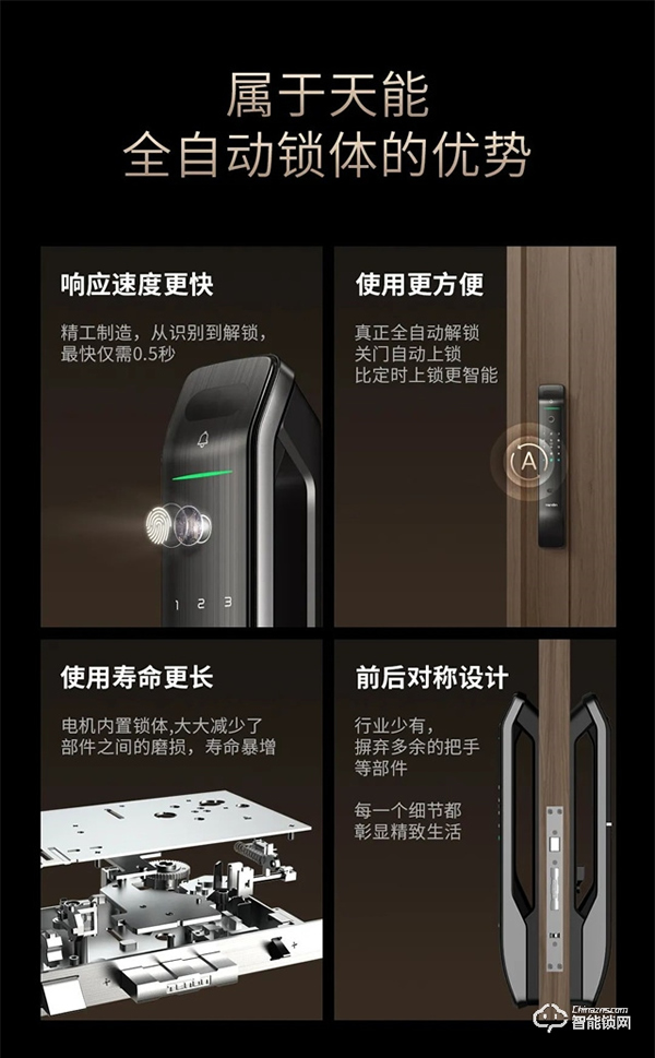 明星亞太天能智能門鎖爆款丨全功能匯聚一身的高配全自動智能鎖A6s 明星亞太天能智能門鎖爆款丨全功能匯聚一身的高配全自動智能鎖A6s