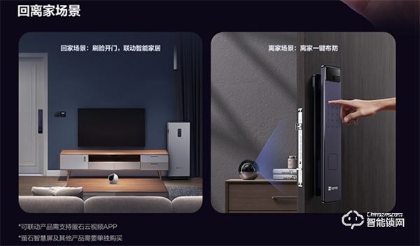 用螢石人臉智能鎖 刷臉入戶無需指紋 用螢石人臉智能鎖 刷臉入戶無需指紋