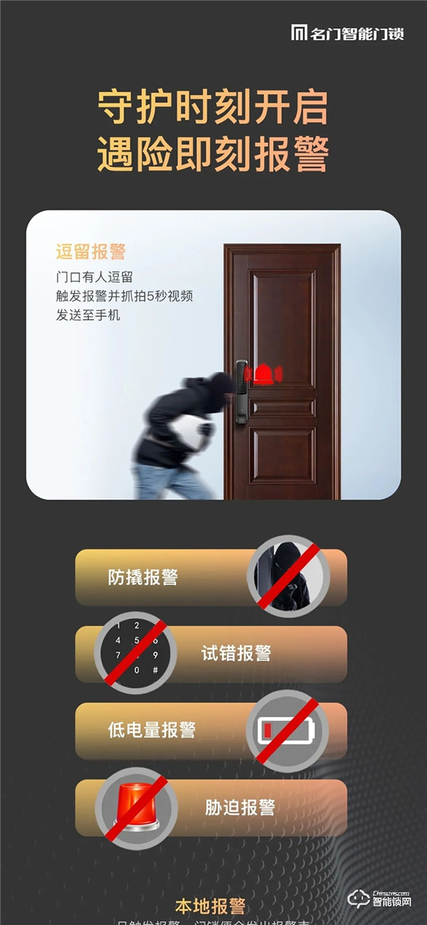 新品上市｜名門K10全自動智能鎖穩，主動可視快，無感刷臉