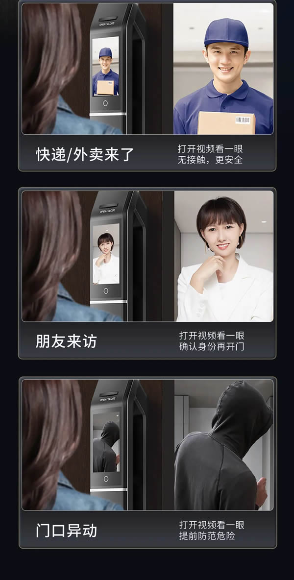 明星同款力薦丨亞太天能智屏貓眼全自動智能鎖A6p 明星同款力薦丨亞太天能智屏貓眼全自動智能鎖A6p