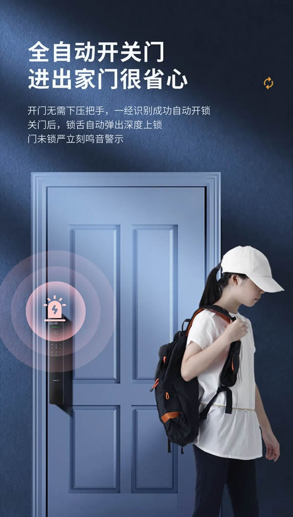 明星同款力薦丨亞太天能智屏貓眼全自動智能鎖A6p 明星同款力薦丨亞太天能智屏貓眼全自動智能鎖A6p
