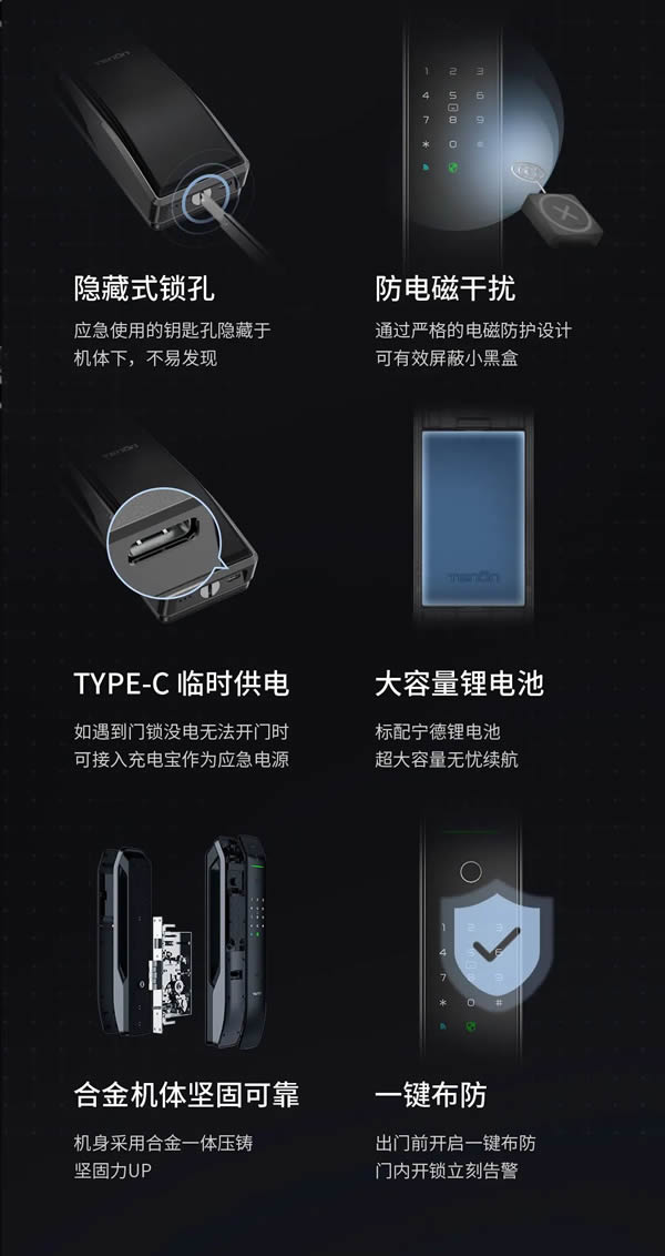 明星同款力薦丨亞太天能智屏貓眼全自動智能鎖A6p 明星同款力薦丨亞太天能智屏貓眼全自動智能鎖A6p