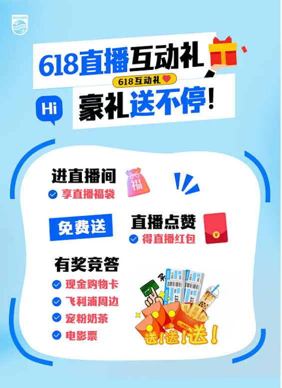 @飛利浦智能鎖官方抖音！現金！購物卡！免費送！真的不多，也就“億”點！