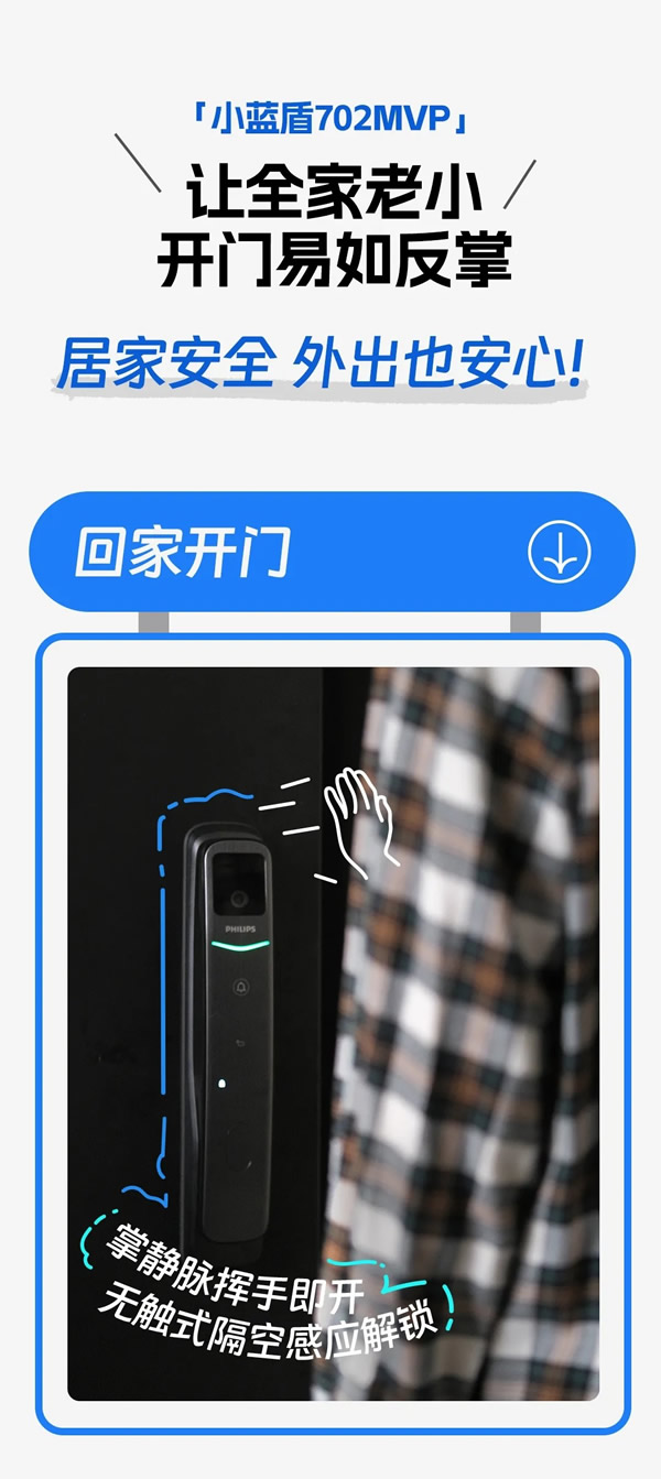 揮手秒開門！這就是我選擇飛利浦小藍盾702MVP的理由