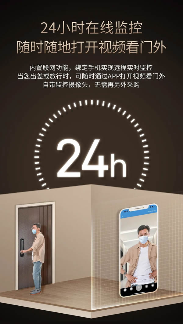 亞太天能 | 全功能匯聚一身的高配全自動智能鎖A6s