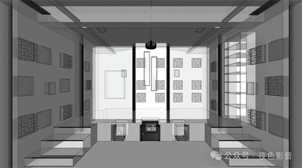 新中式+影音智能 | 匠造一座高級“國潮”感的家庭影院