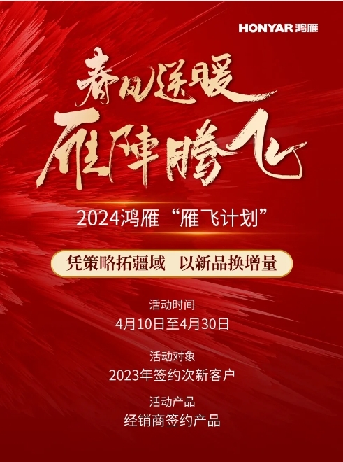 鴻雁大動作！億元基金助力經銷商搶占市場先機！