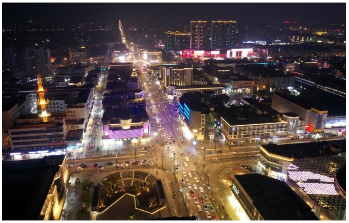 1.6萬盞，40余主次干道 | 順舟智能點(diǎn)亮“大豐區(qū)”綠色照明