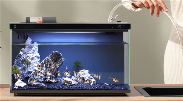 399元 小米首款米家智能魚缸開售：半年免換水、遠程自動喂魚