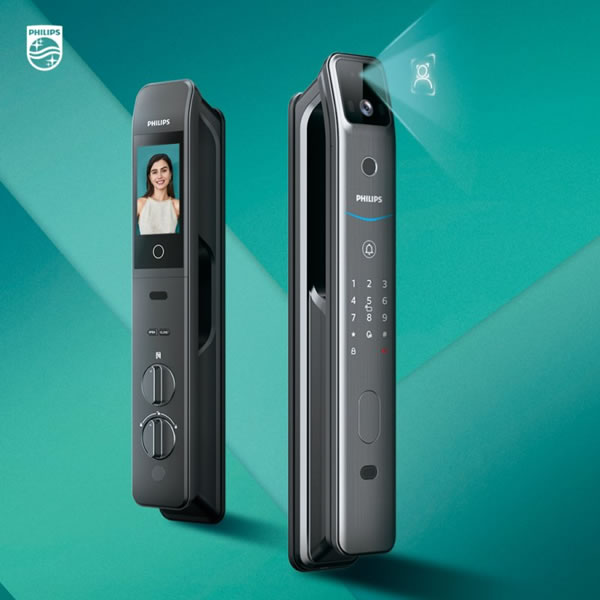 真智能,夠好看!飛利浦人臉可視智能鎖上線_1