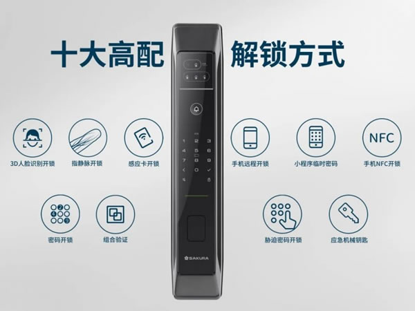 櫻花智能鎖解決你的“鎖”事煩惱,讓生活更安全_2