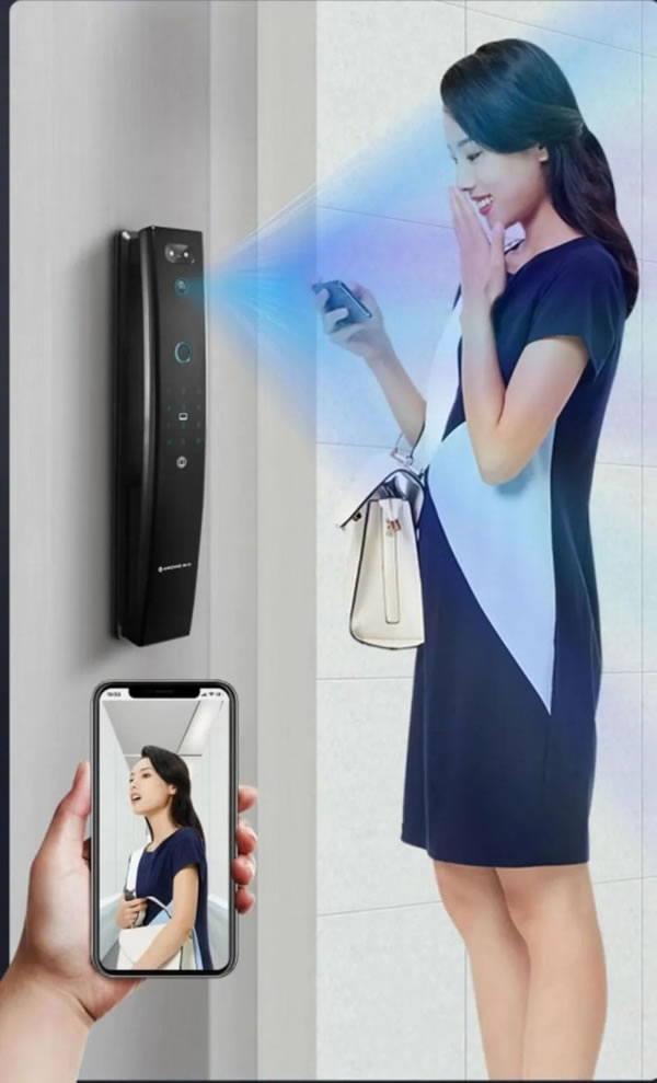 雅潔智能鎖M500-FR，開啟3D人臉識別高科技_3
