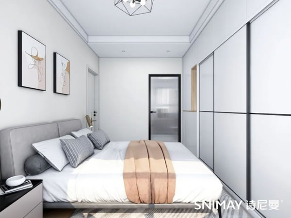 淺指智能鎖定制衣柜案例,輕奢玻璃配衣柜真的絕了_19