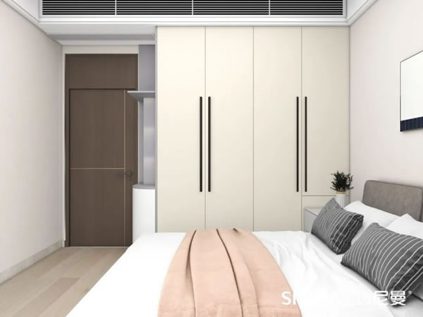 淺指智能鎖定制衣柜案例,輕奢玻璃配衣柜真的絕了_24