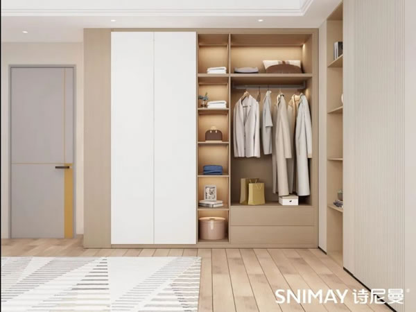 淺指智能鎖定制衣柜案例,輕奢玻璃配衣柜真的絕了_36