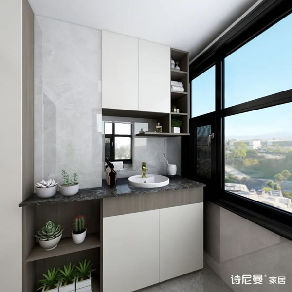 淺指智能鎖50個陽臺柜設計，滿足你所有需求足_24