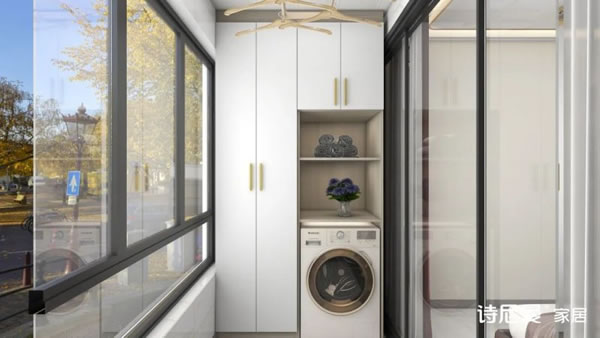 淺指智能鎖50個陽臺柜設計，滿足你所有需求足_34