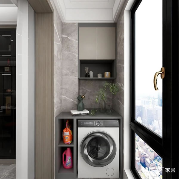 淺指智能鎖50個陽臺柜設計，滿足你所有需求足_35