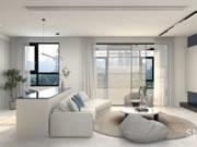 淺指智能鎖98㎡極簡(jiǎn)兩居室,打造輕盈質(zhì)感家居