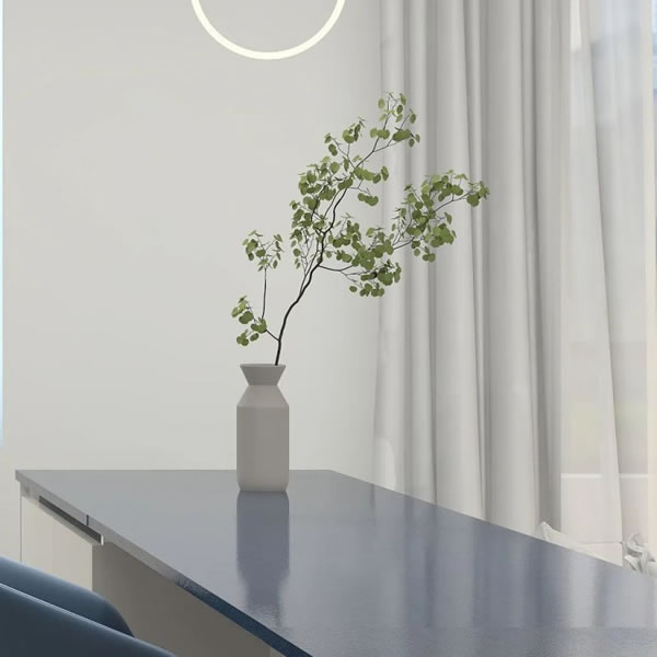 淺指智能鎖98㎡極簡兩居室,打造輕盈質感家居_3