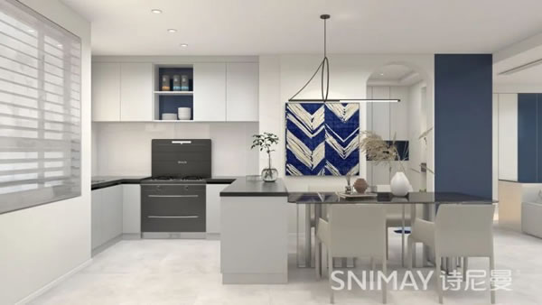 淺指智能鎖98㎡極簡兩居室,打造輕盈質感家居_13