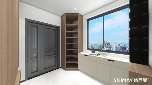 淺指智能鎖:做好這幾個定制柜,戶型再小都能裝_2