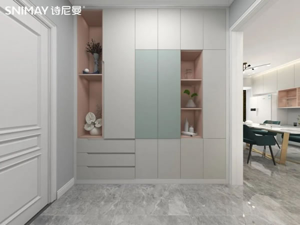 淺指智能鎖玄關柜設計,0.5㎡也能打造完美方案_6