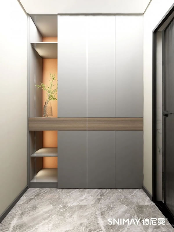 淺指智能鎖玄關柜設計,0.5㎡也能打造完美方案_8