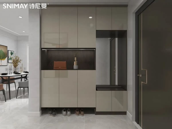 淺指智能鎖玄關柜設計,0.5㎡也能打造完美方案_9