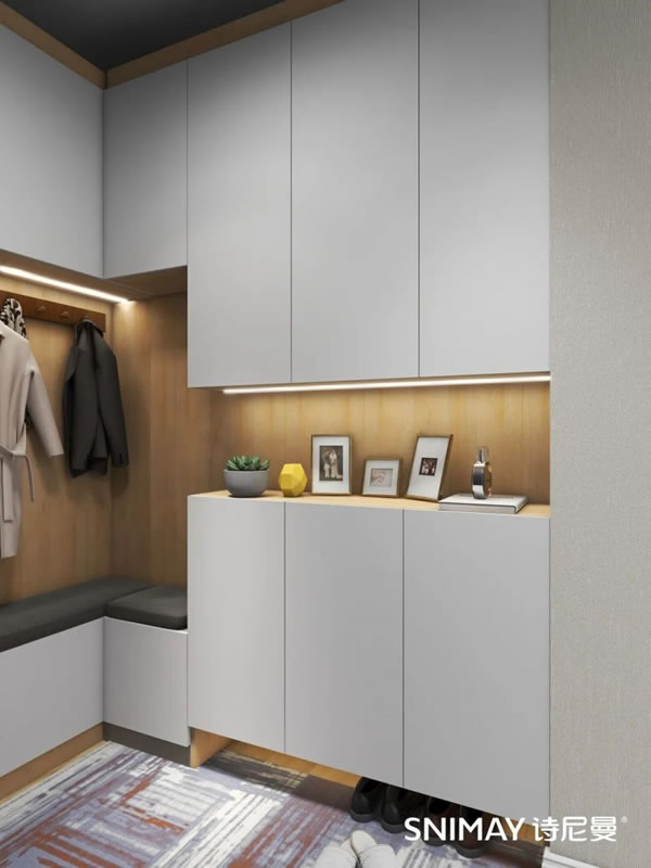 淺指智能鎖玄關柜設計,0.5㎡也能打造完美方案_20
